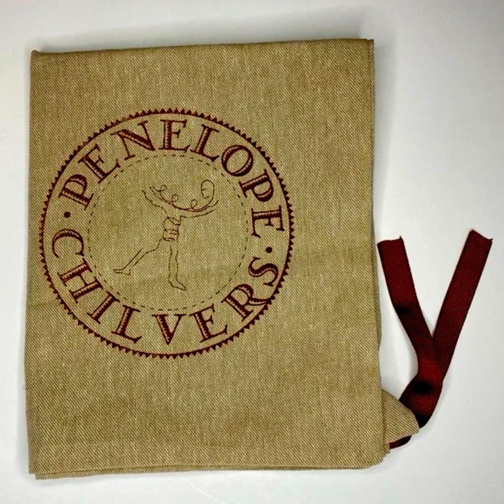 Penelope Chilvers Shoe Dust Bag Tan Brown (Shoe box included optional)